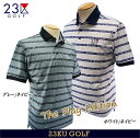 【PREMIUM CHOICE】着心地とデザインで最高のPLAY TIMEを提供するESSENTIAL WEAR 【The Play Edition】の登場です！23区GOLFメンズ 【UVケア】半袖シャツ【KHVTSM-0815】【GOLFLINE】【GOLFLINE-WEAR】