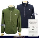 【PREMIUM SALE 50%OFF】23区GOLFメンズ【ストレッチ／撥水】ライトブルゾン【JRVTSA-0301】