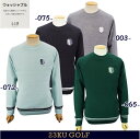 【PREMIUM SALE 50%OFF】【春のゴルフ応援価格】23区GOLFメンズ【ウォッシャブル・蓄熱】ウールブレンド裏付ニット◆セーター【KRVTSW-0...