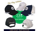 着心地とデザインで最高のPLAY TIMEを提供するESSENTIAL WEAR、の登場です！23区GOLF　メッシュキャップ◆CAP