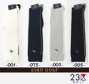 【New】23区GOLFレディース・【抗菌防臭加工】ナンバリング ハイソックス【GN1RGM-0904】===Made in Japan===