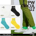 【PW CIRCULUS・ピーダブリュサーキュラス】【虫よけ加工】メンズ ブランドロゴショートソックス【GN7IGM-0311】(PWPPGM411)(PWPHG615)(PWPHG605)