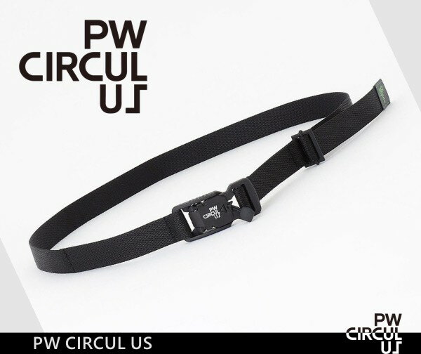 【PW CIRCULUS・ピーダブリュサーキュラス】メンズ【ワンハンド着脱】アウトドアベルト【YR7IGM-0301】..