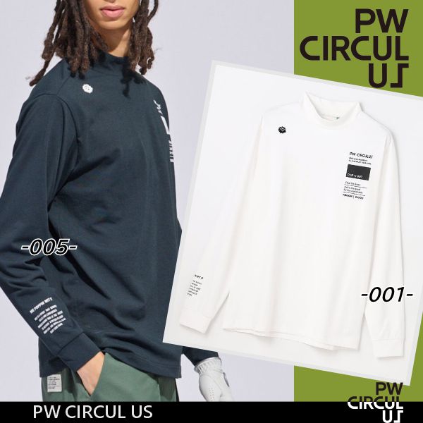 樂天商城 - 【春新！PW CIRCULUS・ピーダブリュサーキュラス】【吸水速乾＝UVカット＝ストレッチ】メンズ　ベーシックロングスリーブモックネック◆長袖シャツ【KKPNLM-0301】【B-03】【B-40】