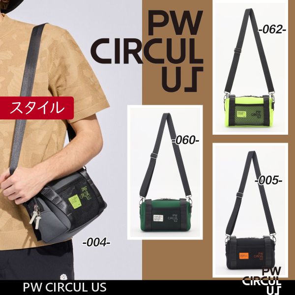 【春新！PW CIRCULUS・ピーダブリュサーキュラス】【軽量＝クッション性＝水濡れ対応OK】【UNISEX】PWロゴ ハンギングカート...