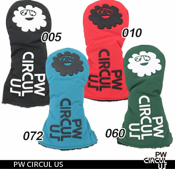 Rakuten - 【春新！PW CIRCULUS・ピーダブリュサーキュラス】【UNISEX】ナイロンワッシャーヘッドカバードライバー用【ZZ7ILM-0001】【PW-LMNyW】【B-42】