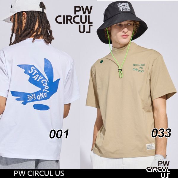 Other - 【春新！PW CIRCULUS・ピーダブリュサーキュラス】【吸水速乾＝UVカット＝ストレッチ】メンズ DOVEグラフィックモックT◆半袖シャツ【KHPNLM-0425】【B-51】【B-53】