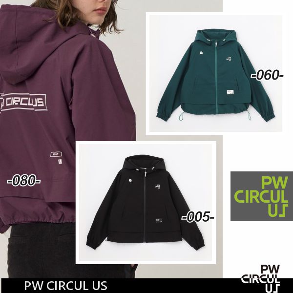 【秋冬新】【PW CIRCULUS・ピーダブリュサーキュラス】【撥水＝ストレッチ】レディース ウィンドガード3WAYブルゾン【JRPQLW0404】(C-43)(C-41)