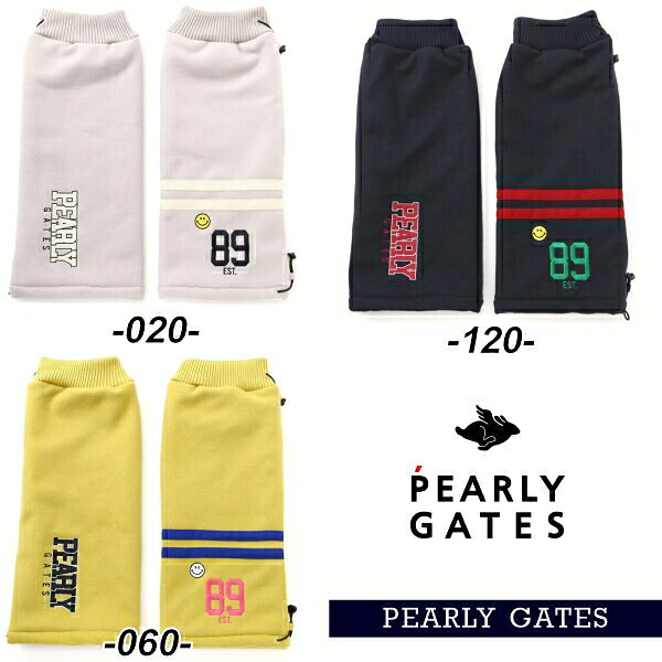【PREMIUM SALE 50%OFF】PEARLY GATES パーリーゲイツカレッジロゴ メルトンフリースレッグウォーマー053-4183114/23【正規品】