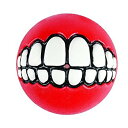 ROGZ （ログズ） GRINZ BALL Mサイズ　犬用おもちゃ　トリートボール 　歯　笑顔　ボール5000円(税抜)以上送料無料！　/【RCP】