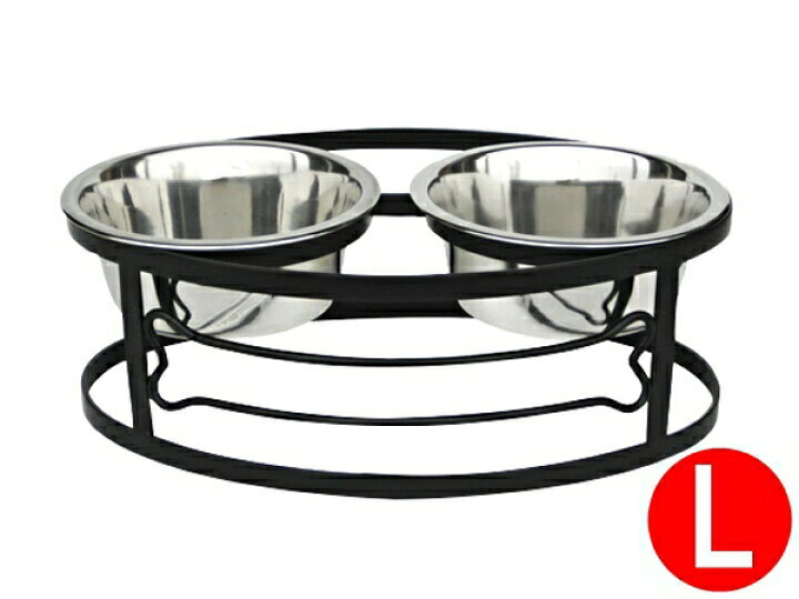 ボーンデザインが可愛いフードスタンド 　 フードボウルを適切な高さに保つことができる ボーンモチーフが印象的なフードスタンド。 専用ボウルはステンレス製で錆びにくくお手入れも楽々、アレルギー体質のワンちゃんでも安心してお使いいただけます。 ...