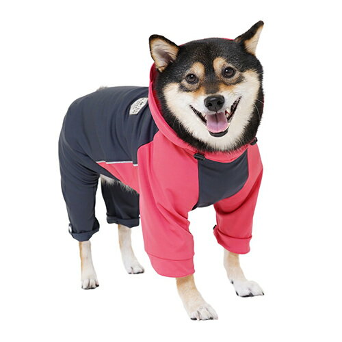 樂天商城 - アウトレット　値下げ　RAIN SUIT　レインスーツ　MANDARINE BROTHERS マンダリンブラザーズ　4L　服 カバーオール　抜け毛防止　つなぎタイプ　カッパ　雨　犬　レインコート　雪　大型犬