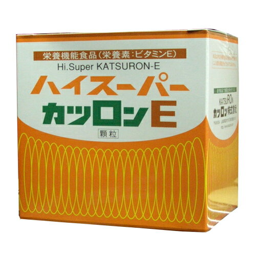 &nbsp;商品名 ハイスーパーカツロンE &nbsp;内容量 150g（5gx30包） &nbsp;原材料 根昆布、クコ（葉）、デキストリン、ハトムギ、キダチアロエ、マカ、カキガラ末、クマザサ、朝鮮人参、イチョウ葉エキス末 &nbsp;ご使用方法 1日1スティックを目安にお水と一緒にお召し上がり下さい。 &nbsp;保存方法 高温多湿、直射日光を避けて保存してください。 広告文責 くすりのグッドラック06-6787-3137 メーカー名、又は販売業者名 カツロン 区分 健康食品 製造国 日本製ハイスーパーカツロンE　（5gx30包） ビタミンE、根昆布、マカなど10種類の素材が、バランス良く配合されております。