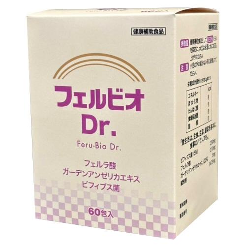 乐天商城 - 【送料無料】フェルビオ Dr. 60包　健康補助食品 ビフィズス菌 フェルラ酸サプリ ヨーグルト味 フェルゴットEX　後継品