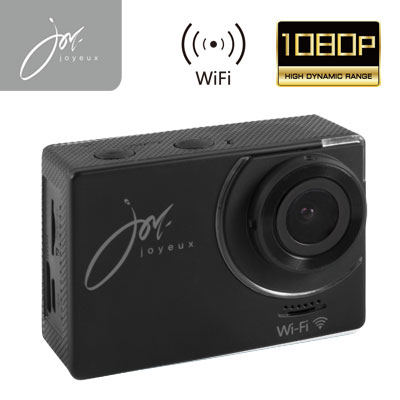 JOYEUX/ジョワイユ 1080PフルHD WiFi対応アクションカメラ　ブラック　 SVC100BK