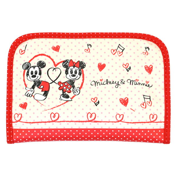ミッキー＆ミニー マルチケース マルチポーチ 母子手帳ケース ファスナー カードケース お薬手帳ケー ...