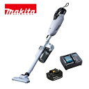 当店だけ!バッテリー充電器も1年保証! マキタ コードレス掃除機 18V カプセル式 白 CL284FDZW + ショートサイクロン + バッテリー + コンパクト充電器DC18WC 充電式 クリーナー スイッチ 当店オリジナルセット CL284FDRFW (サイクロン・コンパクト・静音ver)