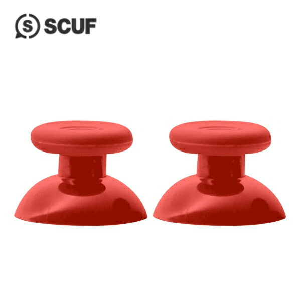 当店だけの安心保証！SCUF スカフ 交換用 凹型 標準スティック 赤 RED Concave型 IMPACT / PRO Infinity 4PS FPS/PRO PS4 コントローラー 対応