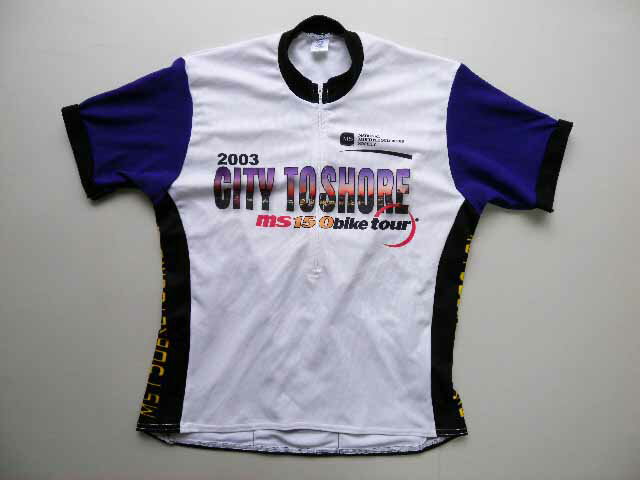 【11/25 緊急! 6h限定1000円OFF!】 良品■USA製サイクルジャージ(M)女性?bicycle T-shirtsアメリカ■返品不可■