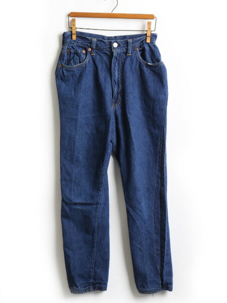 50's 60's ビンテージ ★ Levi's リーバイス 701 xx ダブルエックス デニム パンツ ( レディース 女性 27 25 程) 隠しリベット 濃紺 古着| 【USA古着】 【古着】 中古 50年代 60年代 デニムパンツ ジーパン ジーンズ モンロー ボトムス インディゴ スリム カスタムのサムネイル