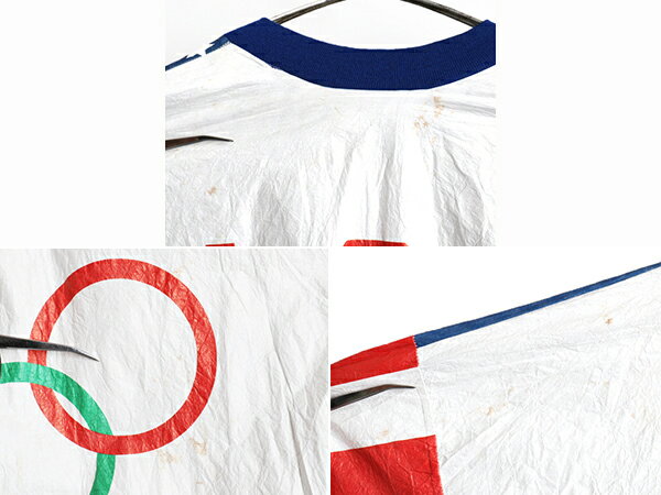 【楽天市場】USA オリンピック 80s ビンテージ 星条旗 総柄 フルジップ ペーパー ジャケット ( メンズ レディース XL