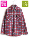【7/9 最大半額SALE&ポイント5倍!!】 ■返品不可■80's ビンテージ ■ COMPASS 中綿 キルティング ライナー付き チェック 長袖 フランネ...