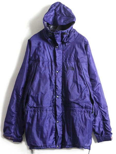 【10/8 マラソン7倍!】 90's ■ ノースフェイス GORETEX ゴアテックス ナイロン マウンテン パーカー ジャケット ( メンズ L ) 古着 The NorthFace マンパ 90年代| US古着 中古 オールド アウトドア アウター ジャンパー ナイロンジャケット マウンテンパーカー フードパー