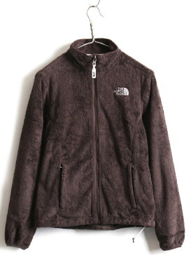 【8/30 6h限定 ポイント9倍!!】 日本未発売 US企画 希少サイズ S ■ ノースフェイス フルジップ 毛長 フリース ジャケット ( レディース ) 古着 The North Face OSITO2 茶| 中古 女性 アウトドア ジャンパー ブルゾン もこもこ フリースジャケット ジップアップ ハイネック
