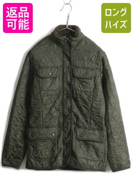 【スーパーSALE 最大半額&P6倍!!】 ■ Barbour ユーティリティ ウィンター キルト ジャケット ( 12 レディース M ) 古着 バブアー キルティング ジャンパー 3ワラント コート| 中古 キルティングジャケット ナイロンジャケット ブルゾン ハーフコート 無地 オリーブ グリー