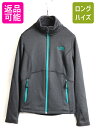US企画 希少サイズ S ■ ノースフェイス ジャージ ジャケット レディース / 古着 The North Face 裏 フリース スムース素材 トラック 濃...
