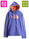 【4/30 6h限定 555円OFF×P8倍!!】 ■ ノースフェイス 2トーン プリント スウェット フード パーカー ( レディース M ) 古着 The ...
