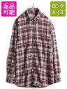 US企画 ■ カーハート チェック 長袖 フランネル ボタンダウン シャツ メンズ L / 古着 ネルシャツ 長袖シャツ 廃番モデル ミドルウェイト| 中古 日本未発売 USモデル 廃番 コットン フランネルシャツ ネル チェックシャツ ワークシャツ ポケット付き ワンポイント アメカジ
