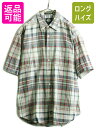 【7/9 最大半額SALE&ポイント5倍!!】 90s ■ ドッカーズ リーバイス チェック 半袖 シャツ ( メンズ L ) 古着 90年代 オールド LEV...