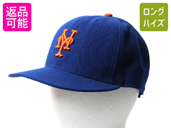 【5/20 6h限定 ポイント8倍!!】 USA製 ■ ニューエラ x NY メッツ ベースボール キャップ 58.7cm / 古着 帽子 MLB オフィシャル 大リーグ メジャーリーグ ニューヨーク 青| 中古 ニューエラ アメリカ製 米国製 59FIFTY NEW YORK Mets NEWERA ブルー ロイヤルブルー 野球 6パ