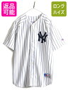 【7/13 24h限定555円OFFクーポン配布!】 00s ボーイズ XL メンズ S 程■ MLB オフィシャル ラッセル ヤンキース ベースボール シャツ...