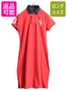 【4/20 6h限定 P8倍 10 OFF 】 ビッグポニー ■ ラルフローレン 鹿の子 半袖 ワンピース レディース M / 古着 ポロ ラガー タイプ ラグビーシャツ ポロシャツ POLO ワンピ 古着 中古 RALPH LAUREN ラルフ ポロワンピ 半袖ポロシャツ 鹿の子ポロシャツ ひざ丈 ひざ上丈 ロ