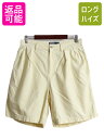 90s ■ ポロ ラルフローレン オックスフォード ショートパンツ メンズ 32 90年代 POLO ショーツ 短パン ハーフパンツ コットン ツータック| 古...