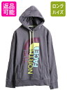 【4/30 6h限定 555円OFF×P8倍!!】 ■ ノースフェイス ロゴ プリント スウェット フード パーカー ( レディース L ) The North...
