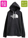 【6/22 マラソン限定クーポン&P5倍!】 大きいサイズ XL ■ ノースフェイス プリント スウェット フード パーカー レディース / 古着 The No...