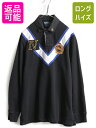 【7/9 最大半額SALE&ポイント5倍!!】 ダブルポニー ■ ポロ ラルフローレン スウェット 長袖 ラガーシャツ メンズ L 古着 POLO 裏起毛 トレ...