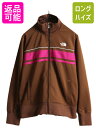 【4/30 24h限定 ポイント5倍 】 ■ ノースフェイス フルジップ ジャージ ジャケット レディース XL / 古着 The North Face A5 シリーズ ジャンパー ブルゾン ジップアップ 中古 スポーツ アウトドア ハイネック トラックジャケット ノース 大きいサイズ ライン入り トラッ