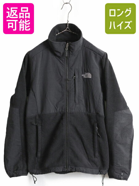 【8/1 24h限定10%OFFクーポン配布!】 ノースフェイス デナリ ジャケット レディース S / The North Face DENALI アウトドア フリース ブルゾン ナイロン ブラック ジャンパー 黒| 古着 中古 ノース フリースジャケット デナリジャケット ポーラテック フルジップ ワンポイン