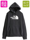 【6/22 マラソン限定クーポン&P5倍!】 ノースフェイス プリント スウェット フード パーカー レディース M / 古着 The North Face プ...