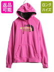 【4/18 ご愛顧感謝デー最大P4倍!】 ノースフェイス プリント スウェット フード パーカー レディース S The North Face プルオーバー 裏起毛 トレーナー アウトドア スエット| 古着 中古 ノース プリントパーカー ロゴパーカー フードパーカー スウェットパーカー ビックロ