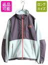ノースフェイス デナリ ジャケット レディース M 古着 The North Face DENALI アウトドア フリース ナイロン ジャンパー ブルゾン 2トーン| 中古 ノース フリースジャケット デナリジャケット ポーラテック フルジップ ジップアップ ワンポイント 防寒 ライトブルー ブルー