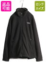 【4/20 24h限定 P4倍 10 OFF 】 ノースフェイス フルジップ フリース ジャケット メンズ L 古着 The North Face ジャンパー アウトドア ワンポイント ブラック ブルゾン 黒 中古 ノース フリースジャケット ハイネック ジップアップ ジップインジップ ロゴ刺繍 ポケット付