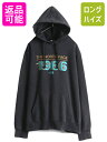 【5/30 0の付く日エントリーでP4倍!】 ノースフェイス プリント スウェット フード パーカー メンズ L / The North Face プルオーバー 裏起毛 グラフィック アウトドア ブラック| 古着 中古 黒 ノース スエット トレーナー フードパーカー スウェットパーカー ロゴパーカー(4)