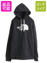 【4/30 6h限定 555円OFF×P8倍!!】 ノースフェイス プリント スウェット フード パーカー レディース XL 古着 The North Face...