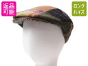 【5/13 最大半額SALE&P5倍!】 ハンドメイド アイルランド製 HANNA HATS ツイード ウール パッチワーク ハンチング キャップ メンズ レデ...