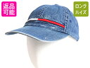 【7/10 26h限定10%OFFクーポン配布】 90s トミーヒルフィガー デニム ベースボール キャップ フリーサイズ 古着 90年代 オールド TOMMY...